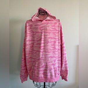 Assholes live forever Hoodie in pink.